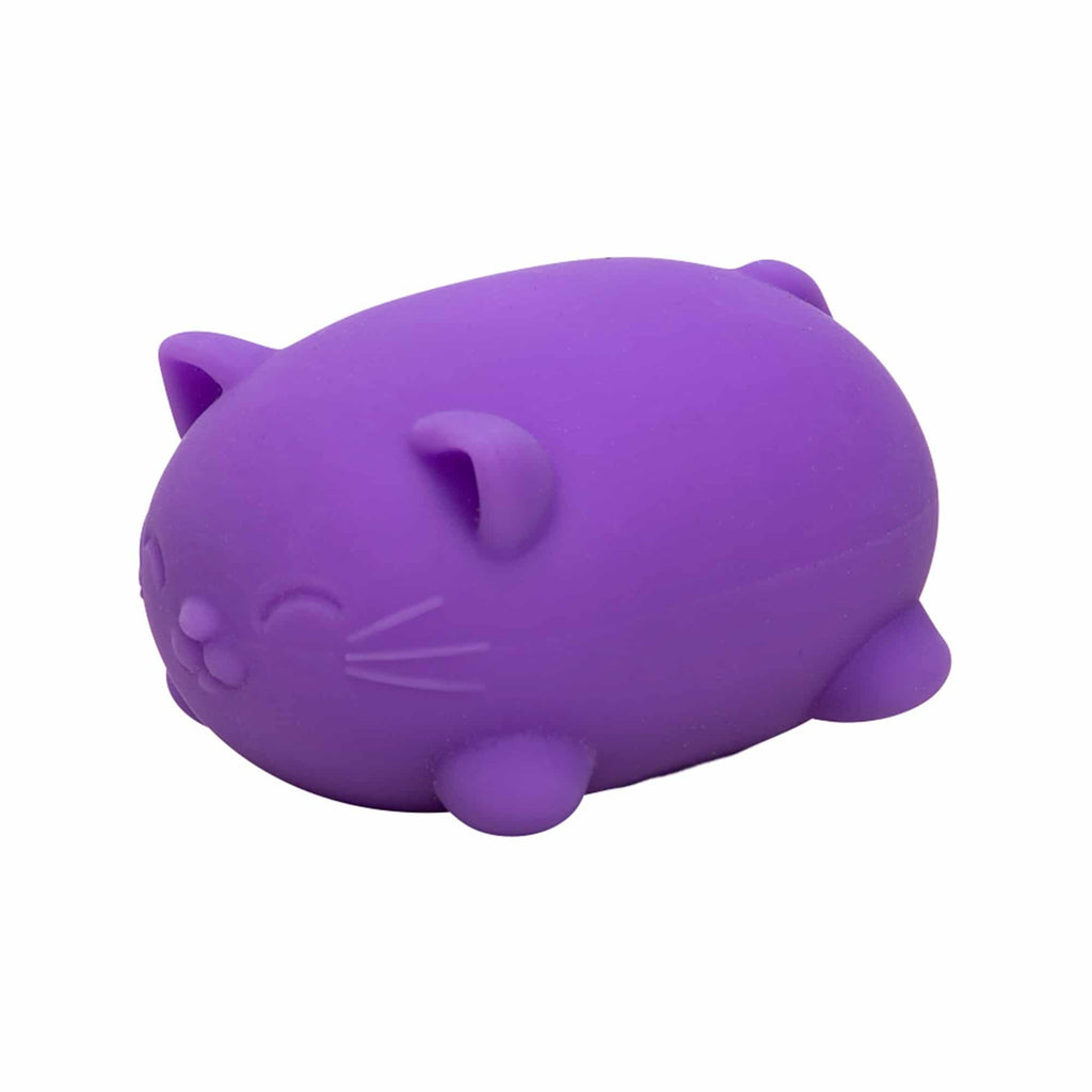 Nee Doh Cool Cats Purple Angle Squeeze Toy