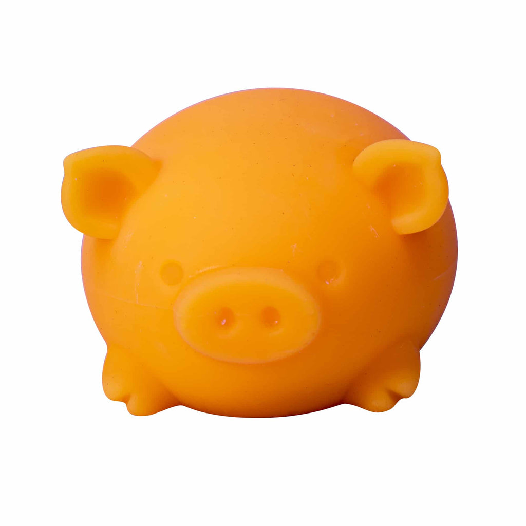 NeeDoh Dig it Pig - Orange Front