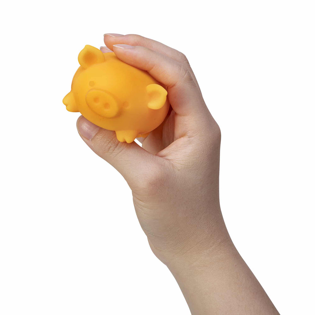 NeeDoh Dig it Pig - Orange Hands Squeeze