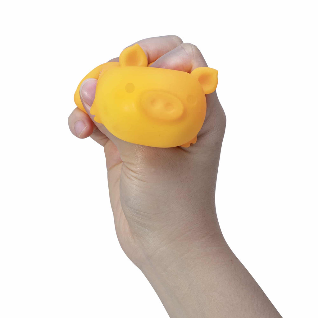 NeeDoh Dig it Pig - Orange Hands Squeeze Extreme