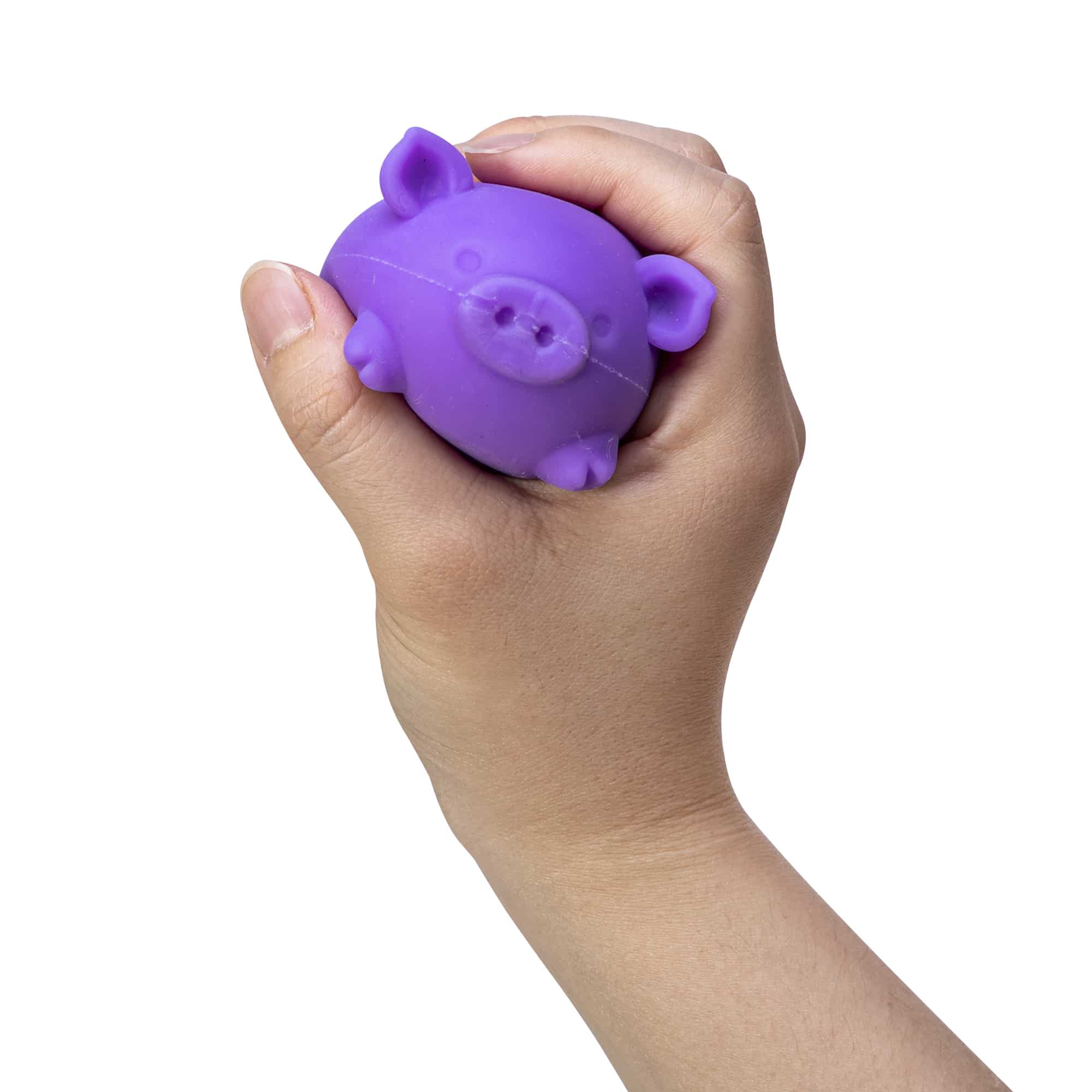 NeeDoh Dig it Pig - Purple Hands Squeeze