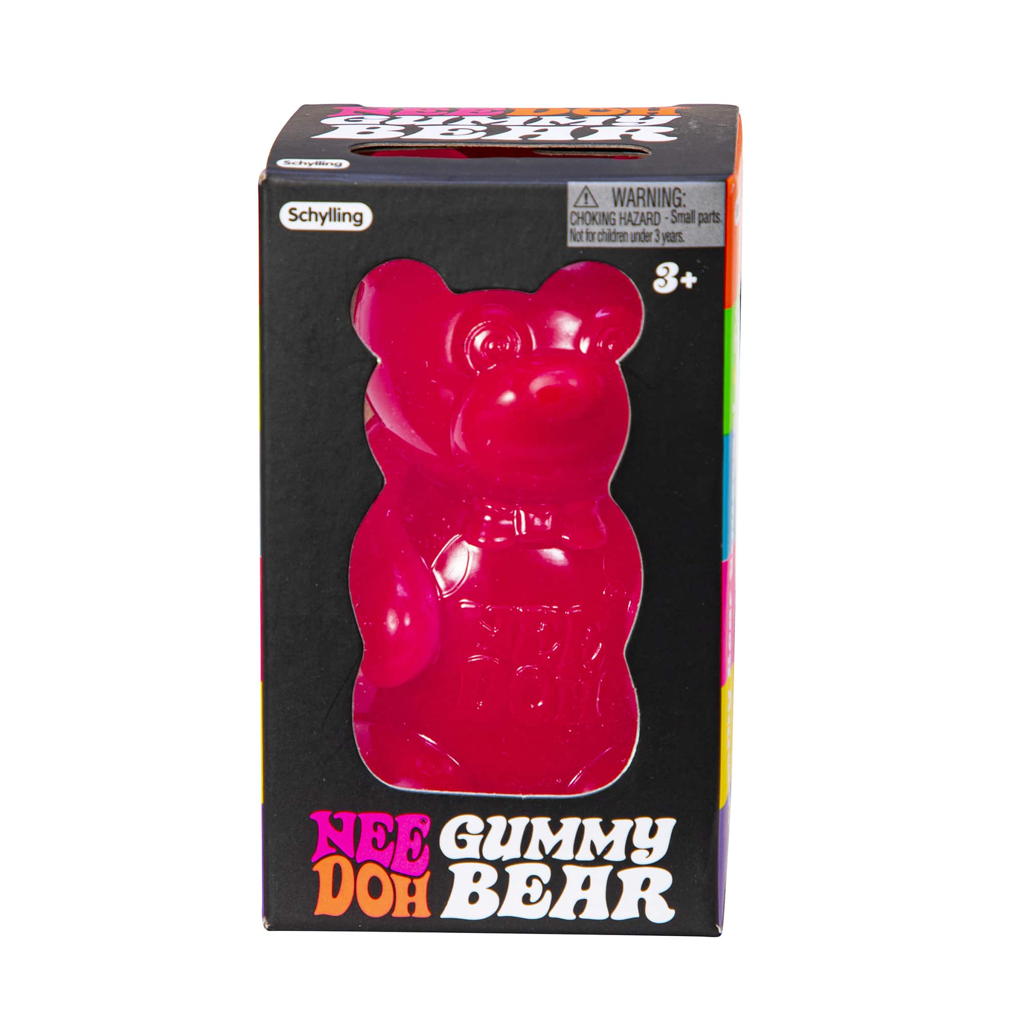 NeeDoh Gummy Bear - Package - Pink Front