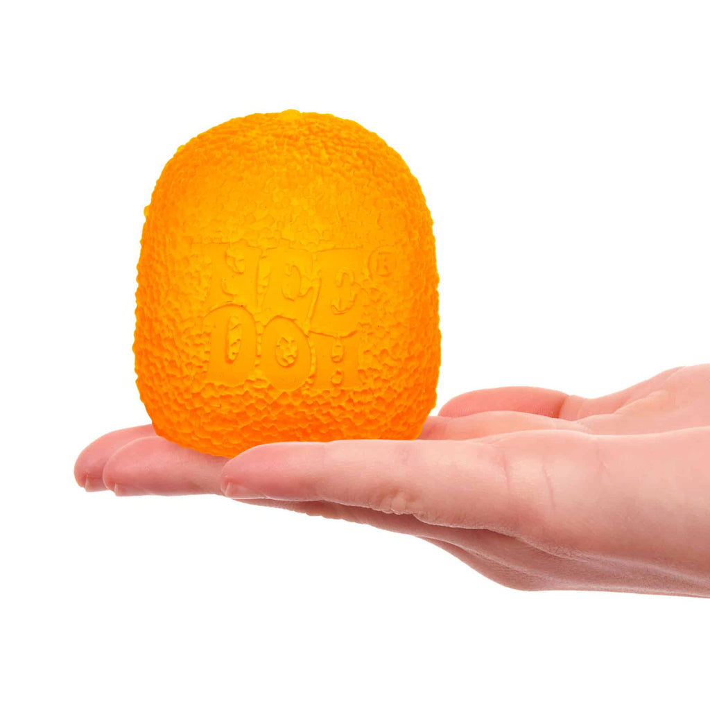 NeeDoh Gumdrop Orange in Hand
