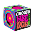 NeeDoh Groovy Shroom - Package Angle Right - Orange with Pink Top Mushroom