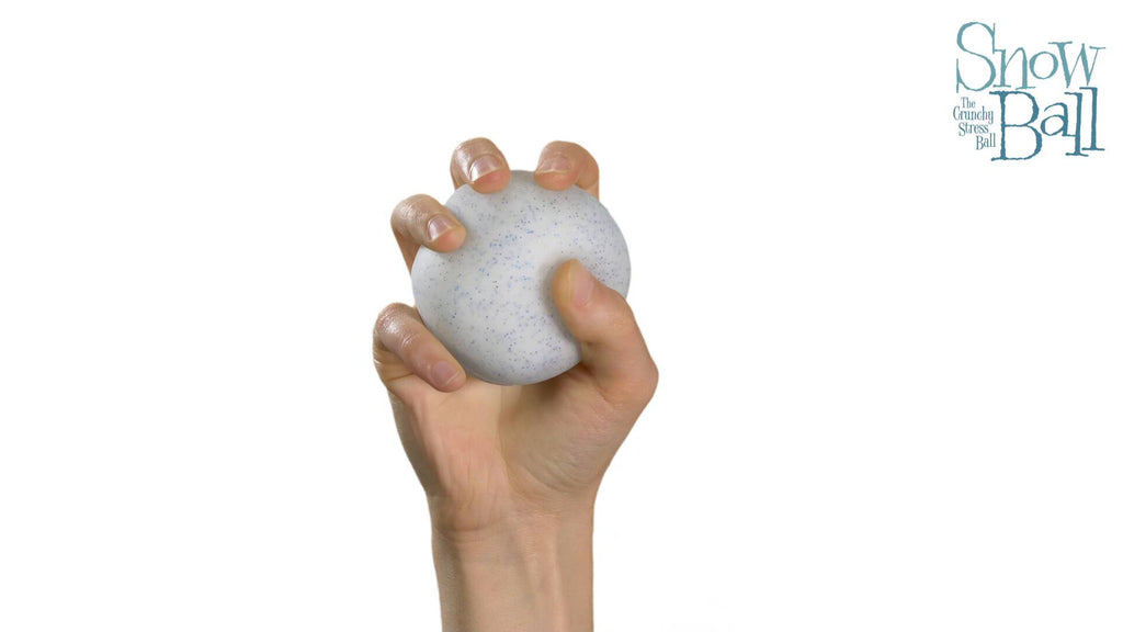 Snowball crunchy stressball