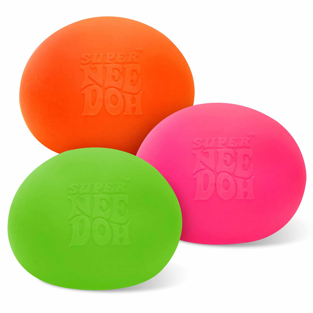 Super Nee Doh Group: orange, pink, green