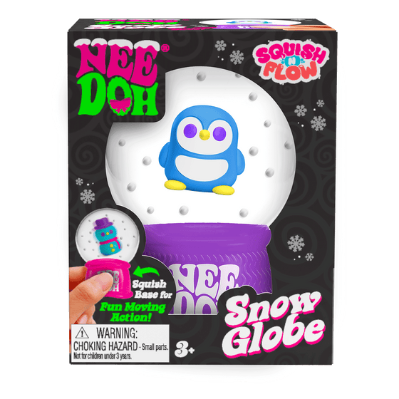 NeeDoh Squish N Flow Snow Globe